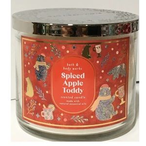 🎅 BBW Spiced Apple Toddy 3-Wick Candle NEW